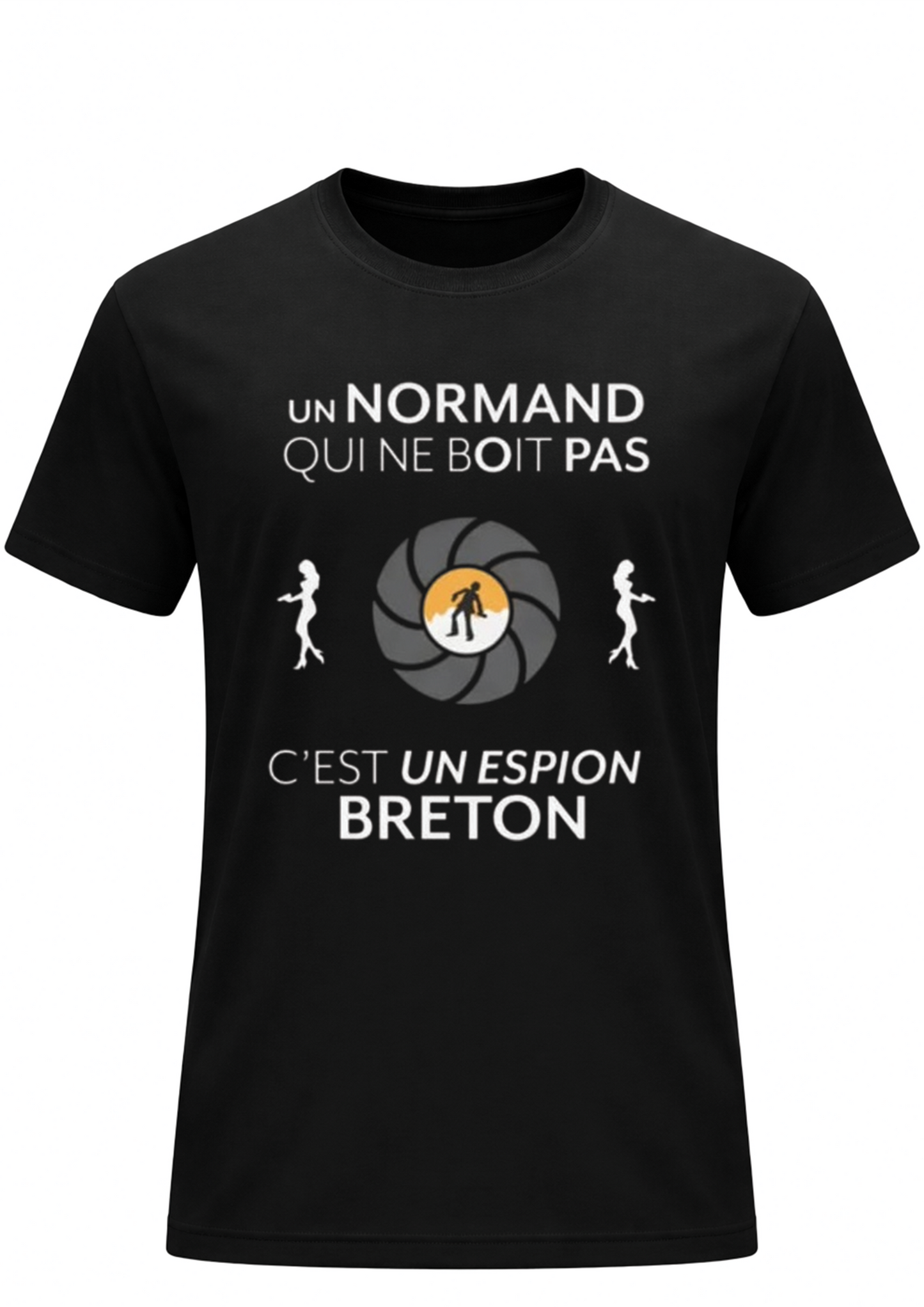 T-shirt Humour Normand - Espion Breton | Le Tshirt de la Manche