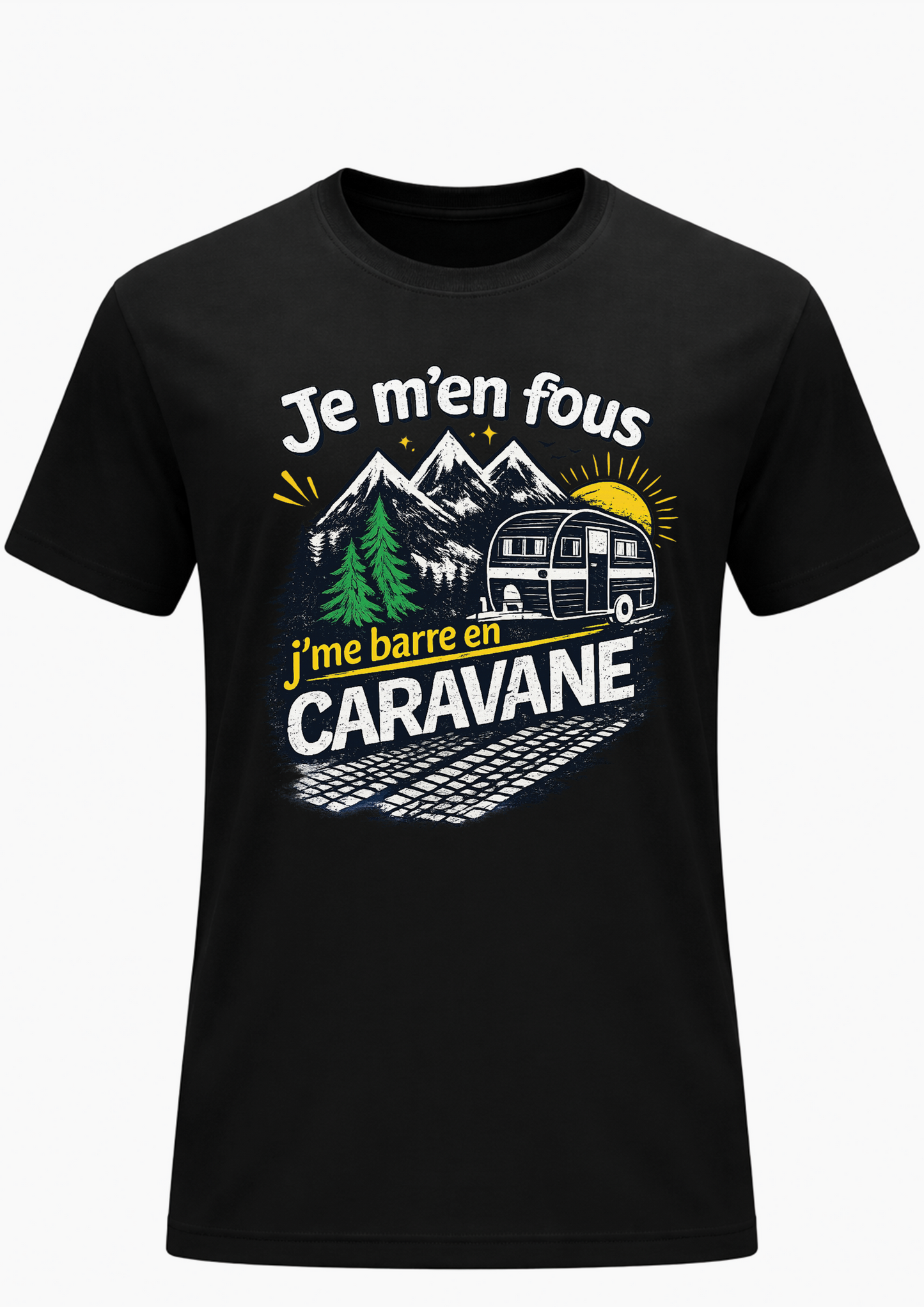 T-shirt Humour - Je me barre en Caravane | Le Tshirt de la Manche
