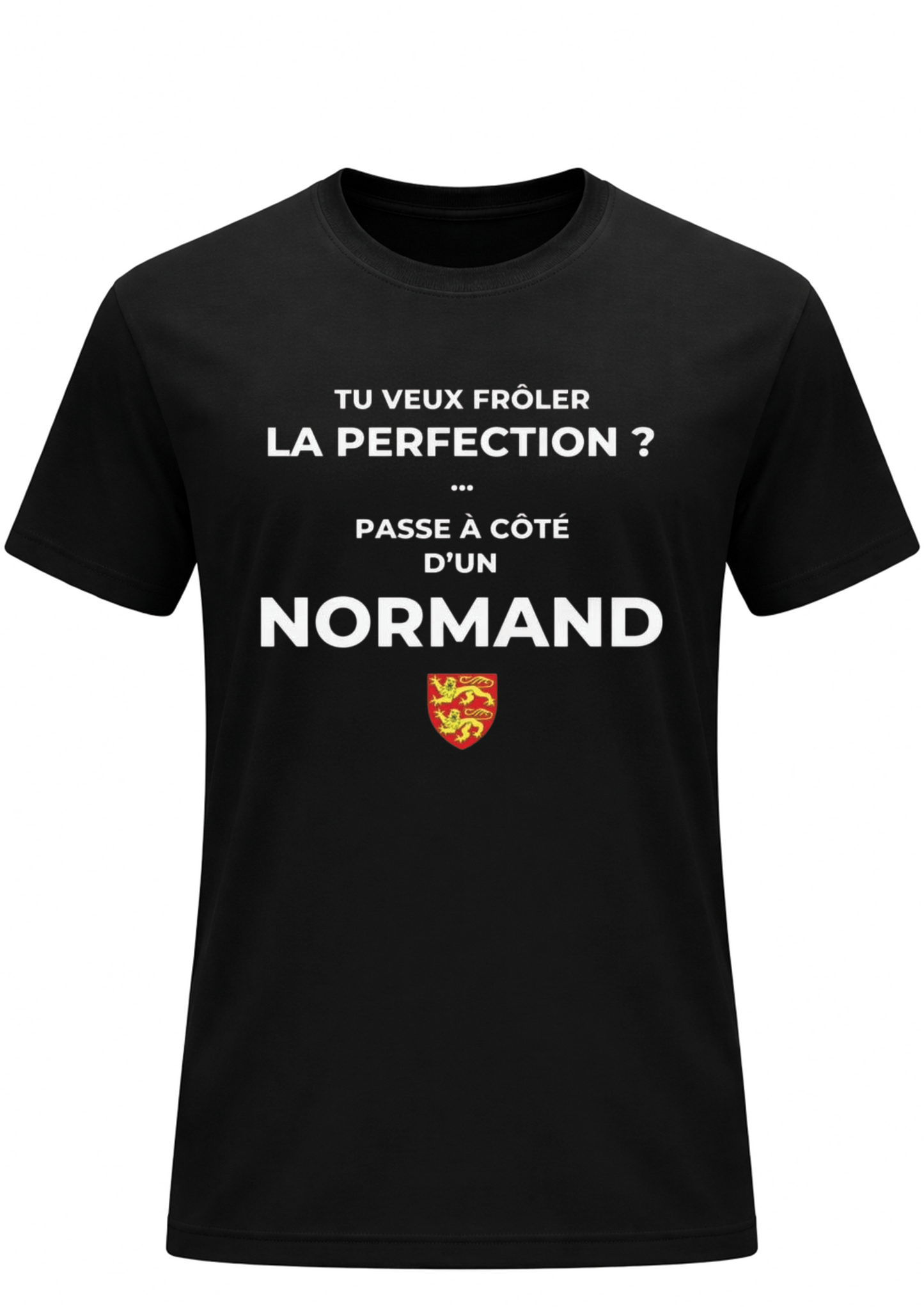 T-shirt Humour Normand - Frôler la Perfection | Le Tshirt de la Manche