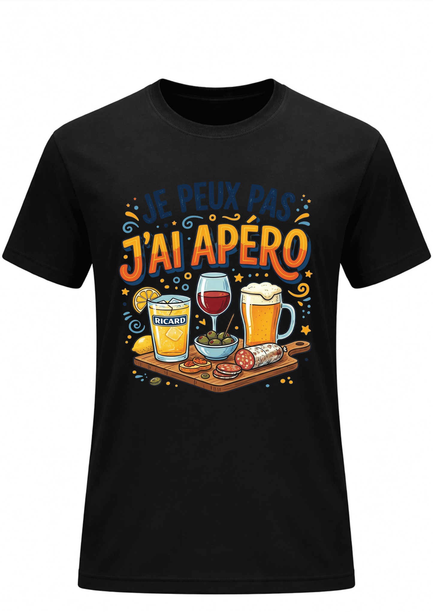 T-shirt Humour Apéro - Je peux pas j'ai apéro | Le Tshirt de la Manche